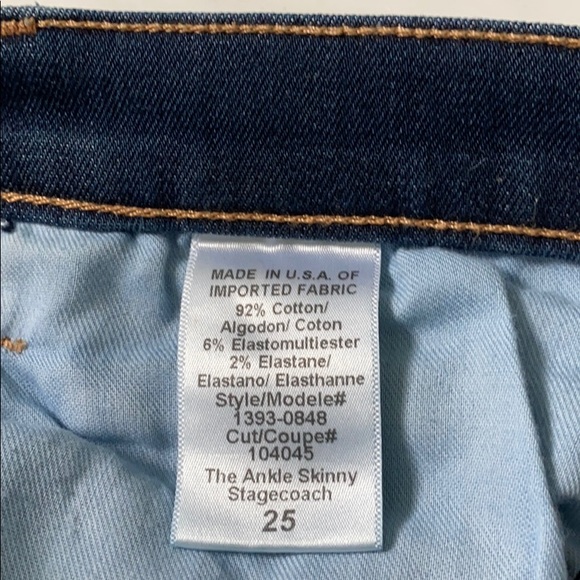 Current Elliot The Ankle Skinny Stagecoach jeans - Picture 6 of 8